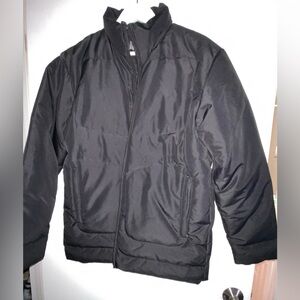 London Fog Sport Men's Black Down Puffer Jacket M Medium vintage Great Condition